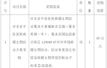 田东县中医医院病媒生物防治方案院内询价采购公告