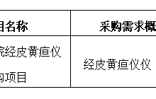 田东县中医医院2024年6月采购意向