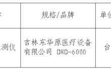 田东县中医医院心率变异性检测仪院内采购成交结果公告