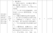 田东县中医医院心病科病人监护仪等医疗设备院内采购公告