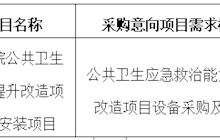 田东县中医医院2024年10月采购意向