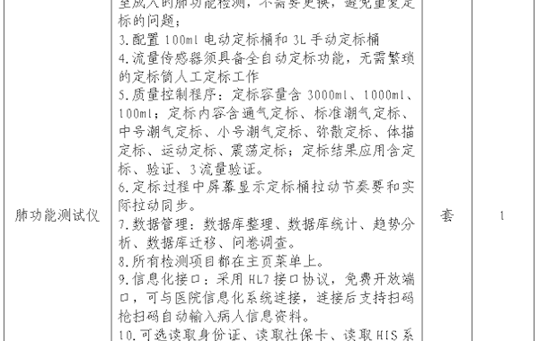 田东县中医医院儿科肺功能测试仪院内采购公告