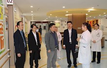 市残联领导莅临田东县中医医院调研指导残疾人康复工作