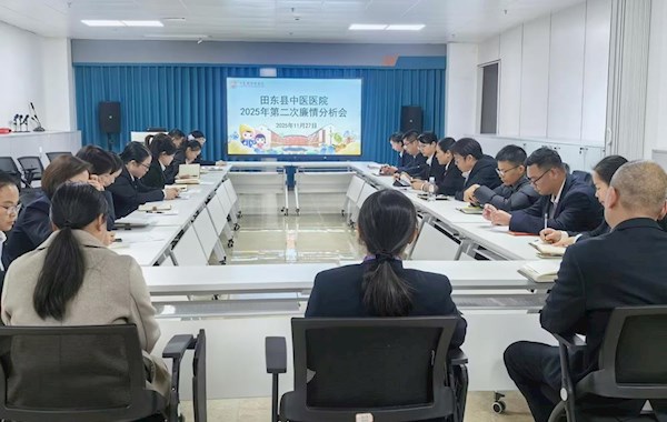 田东县中医医院召开2025年度第二次廉情分析会